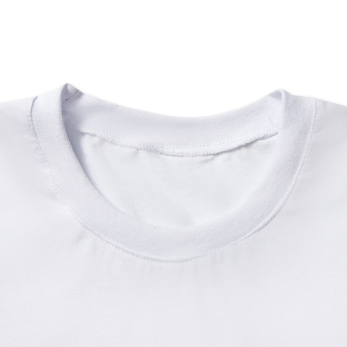 Футболка детская однотонная, рост 146, цвет белый Ш-006