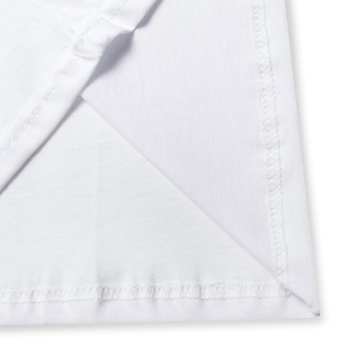 Футболка детская однотонная, рост 158, цвет белый Ш-006