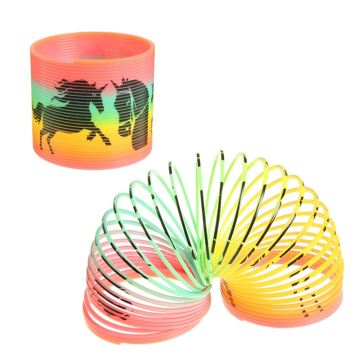 Пружинка-радуга "Единорог" 6,2*7,2*6,2 см