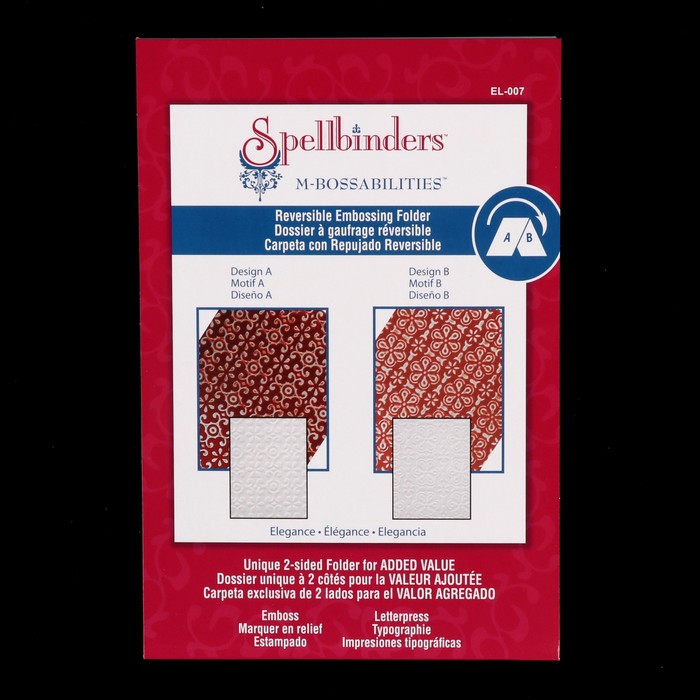 Подложка для скрапбукинга "Элегантность" 12,7х17,78 см