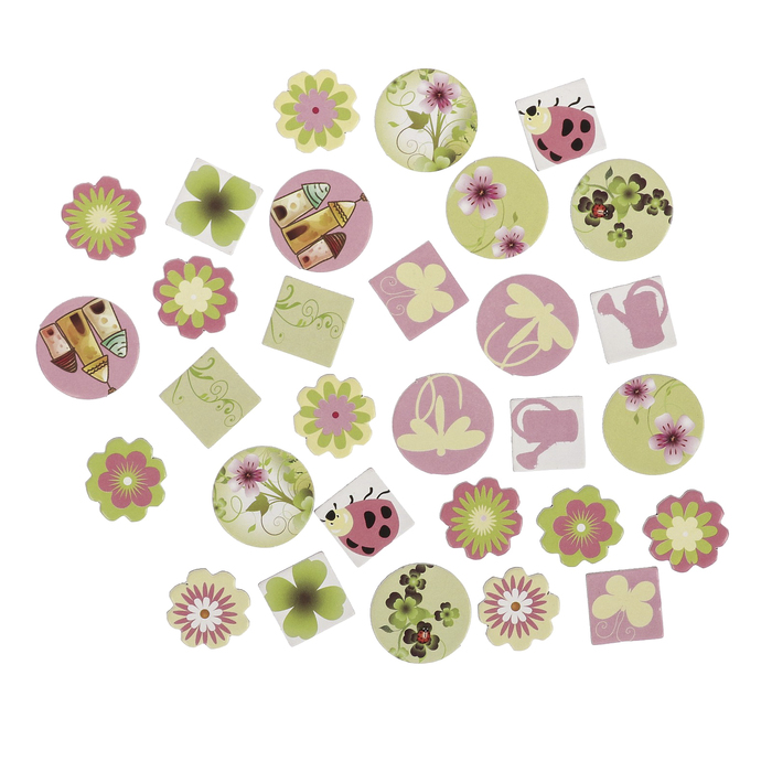 Чипборды Рукоделие "Летнее настроение" (набор 30 шт)
