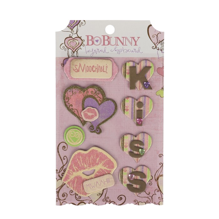 Чипборд из картона BoBunny "Smoochable Layere"