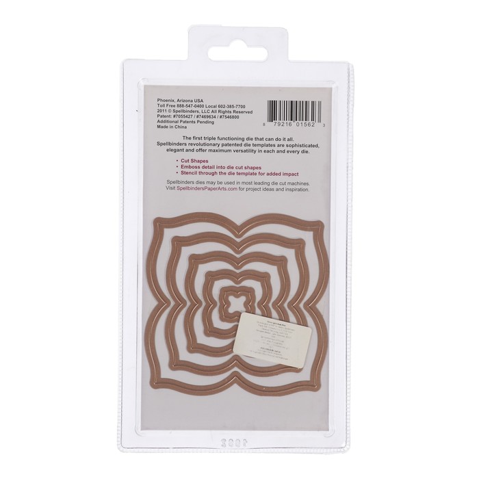 Набор ножей для вырубки,тиснения и нанесения узора по трафарету "Ярлыки 24" 5 шт