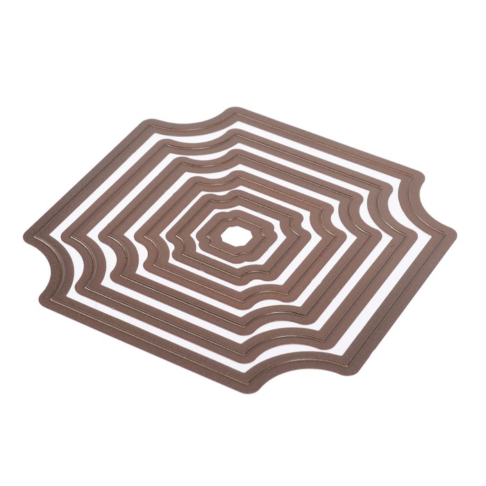 Набор ножей для вырубки, тиснения и нанесения узора по трафарету "Ярлыки 35" 6 шт