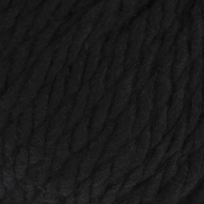 Пряжа "Меринос Канберра" 50% мерин.шерсть, 50% акрил 50м/100гр (0140 чёрный)