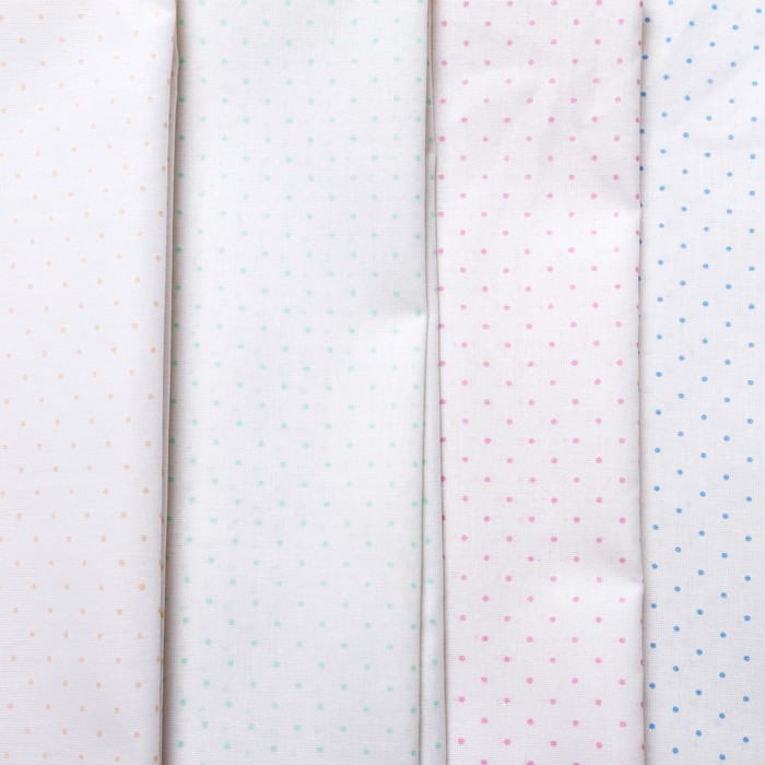 Пеленка бязь размер 90х130 см, цвет микс, х/б 100, 120гм, 12404