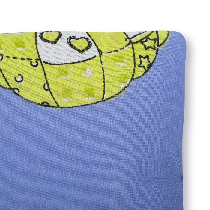 Комплект в кроватку: одеяло 110х140 см, подушка 40х60 см, мишки в гамаке гол, хл100% бязь