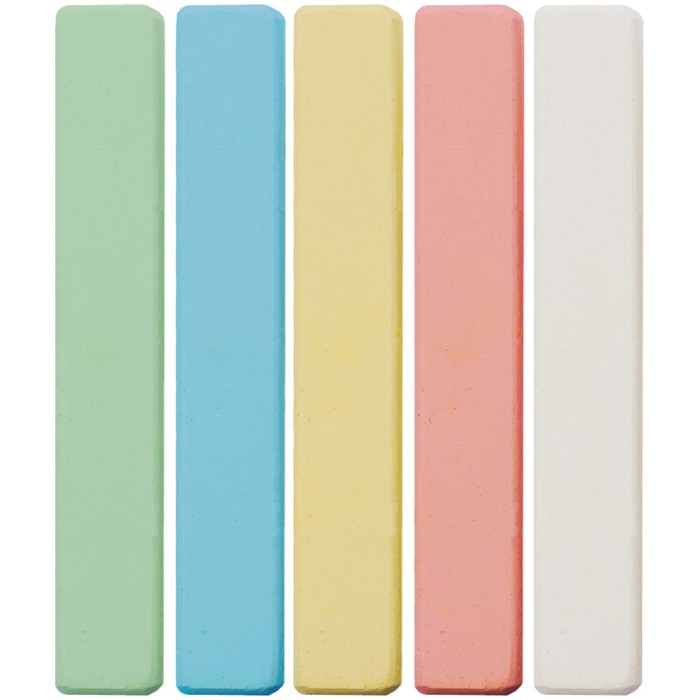 Мелки цветные для асфальта 5 штук 5 цветов Мульти-Пульти «Енот в Австралии»