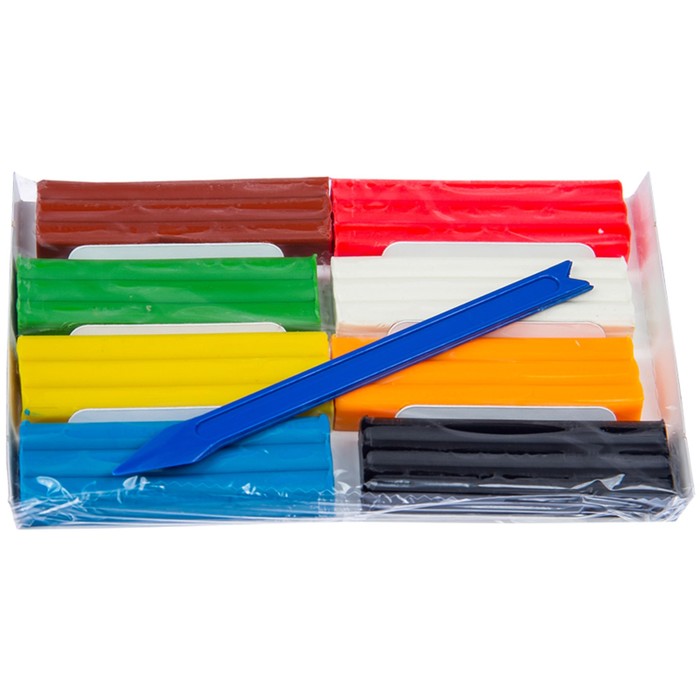 Пластилин 8 цветов 120 гр Мульти-Пульти «Енот в лесу» со стеком 243006