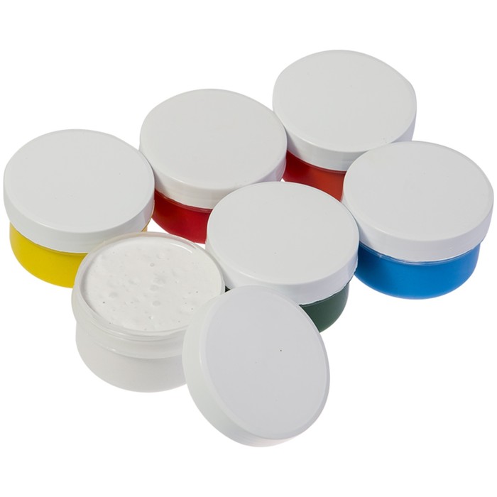 Краски пальчиковые набор 6 цветов*60 мл Мульти-Пульти «Морские приключения Енота»