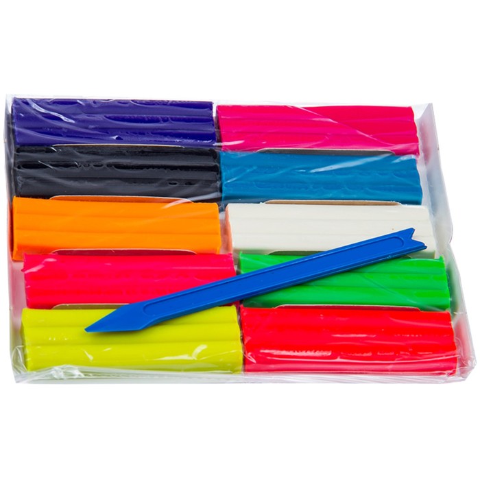 Пластилин 10 цветов 150 гр Мульти-Пульти «Енот на острове Куба» 243011