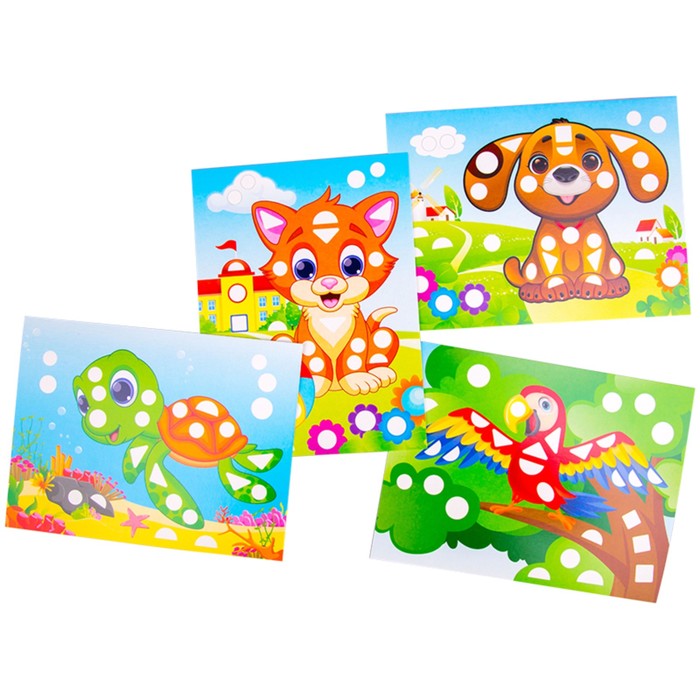 Пластилиновая мозайка Мульти-Пульти «Любимые животные» 251710