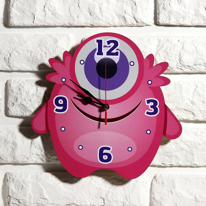 Часы настенные детские "Монстрик", 24 см
