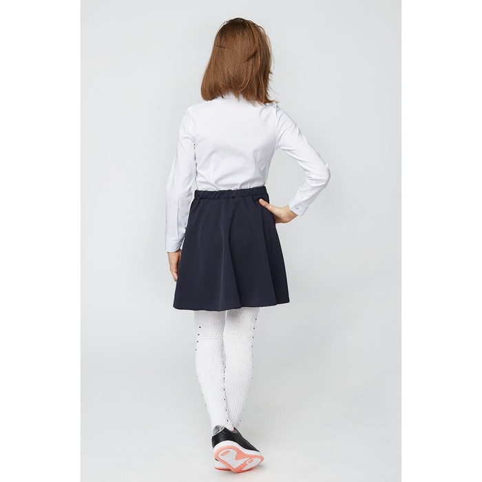 Блузка для девочки 2121, цвет белый, р-р 38