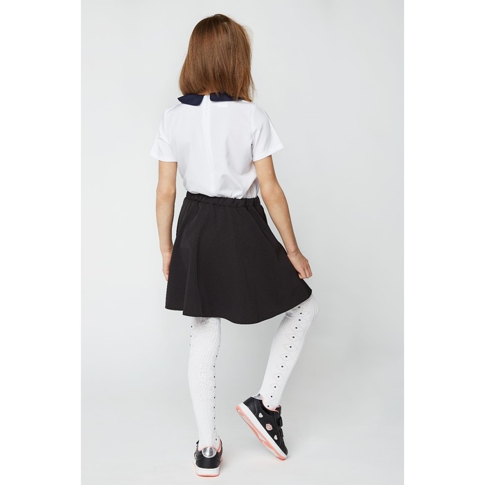 Блузка для девочки 2129, цвет белый, р-р 38