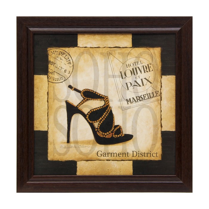 Картина "Туфелька" 36х36 см