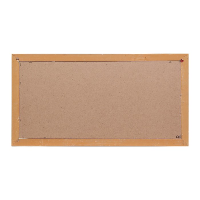 Картина "Речка в берёзовом лесу" 40*75 см