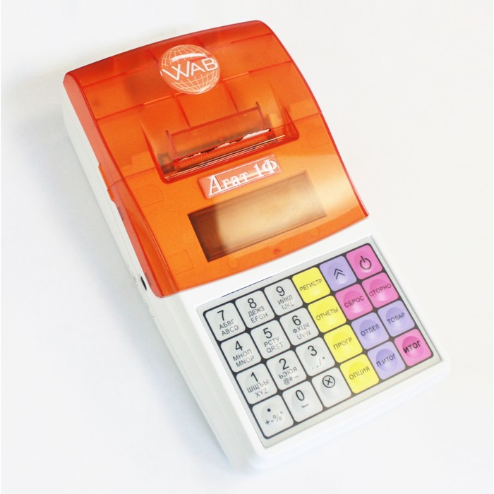 Онлайн-касса АГАТ 1Ф WiFi/GSM с ФН36, цвет бело-оранжевый