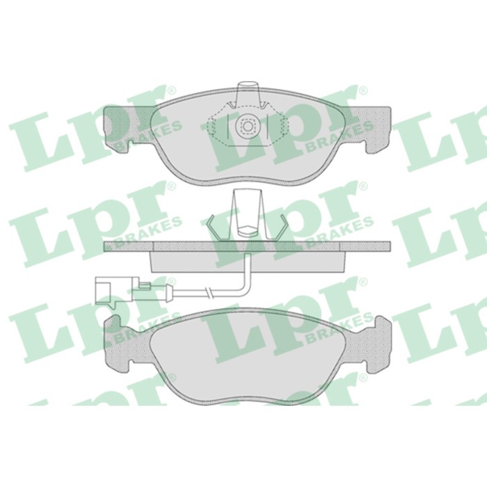 Колодки тормозные дисковые LPR 05P646