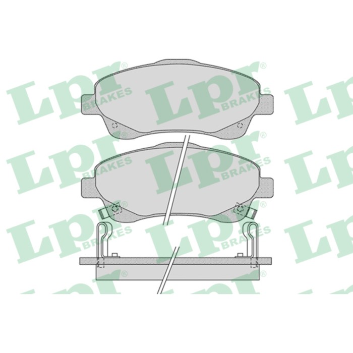Колодки тормозные дисковые, комплект LPR 05P1114