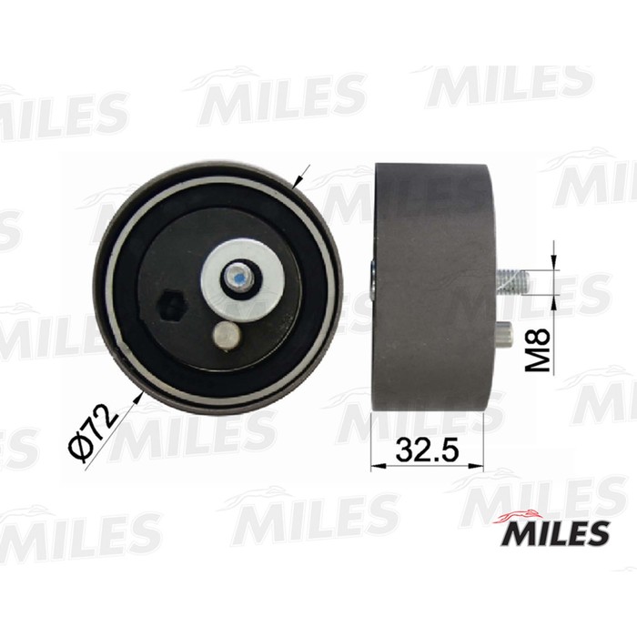 Ролик ремня ГРМ MILES AG02098