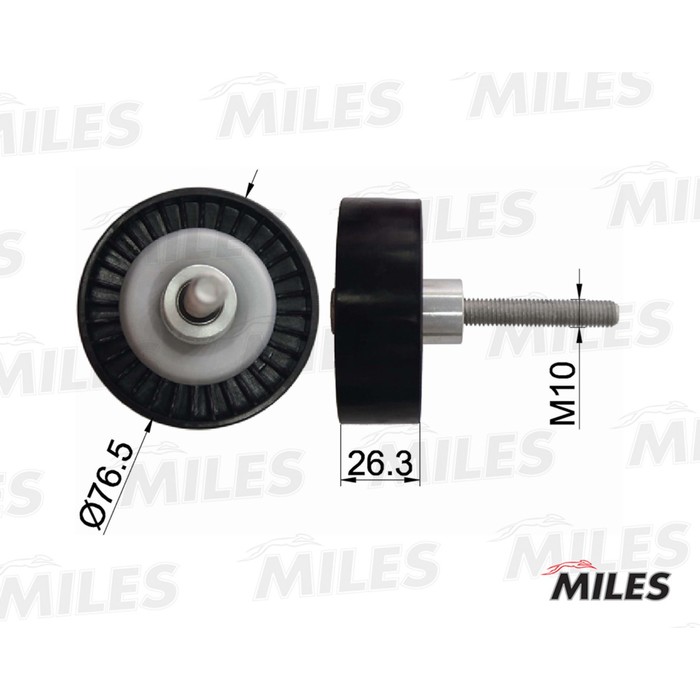 Ролик ремня приводного MILES AG03009
