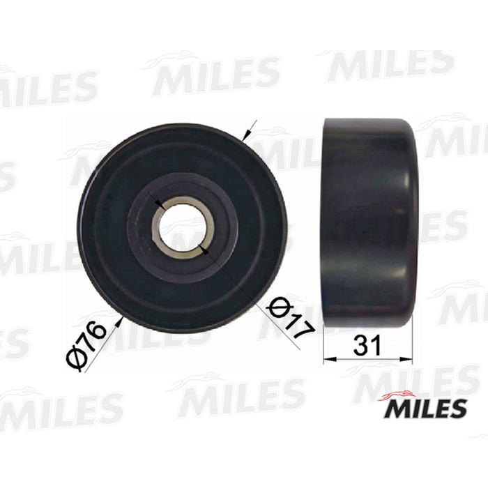 Ролик ремня приводного MILES AG03014