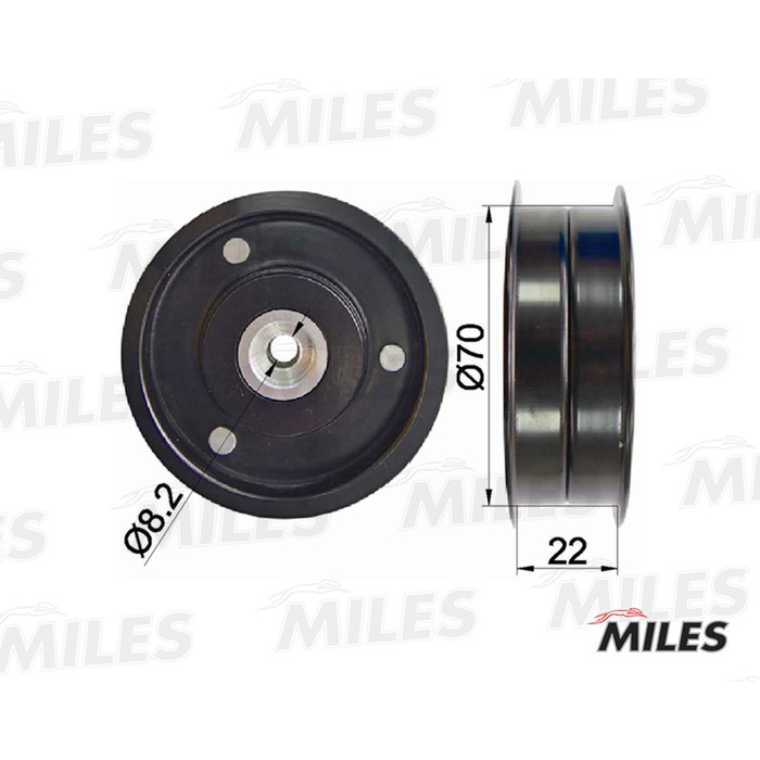 Ролик ремня приводного MILES AG03031