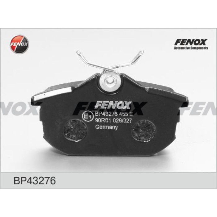 Колодки тормозные FENOX BP43276