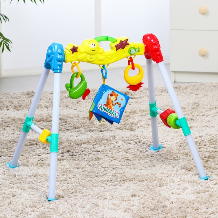 Игровой развивающий центр-турник с погремушками «Развивашка»