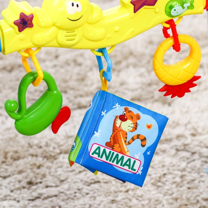 Игровой развивающий центр-турник с погремушками «Развивашка»