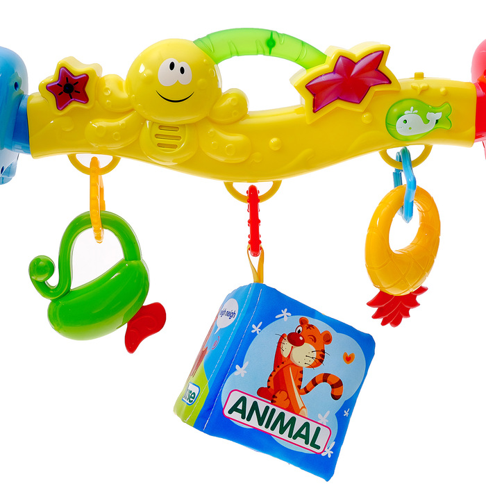 Игровой развивающий центр-турник с погремушками «Развивашка»