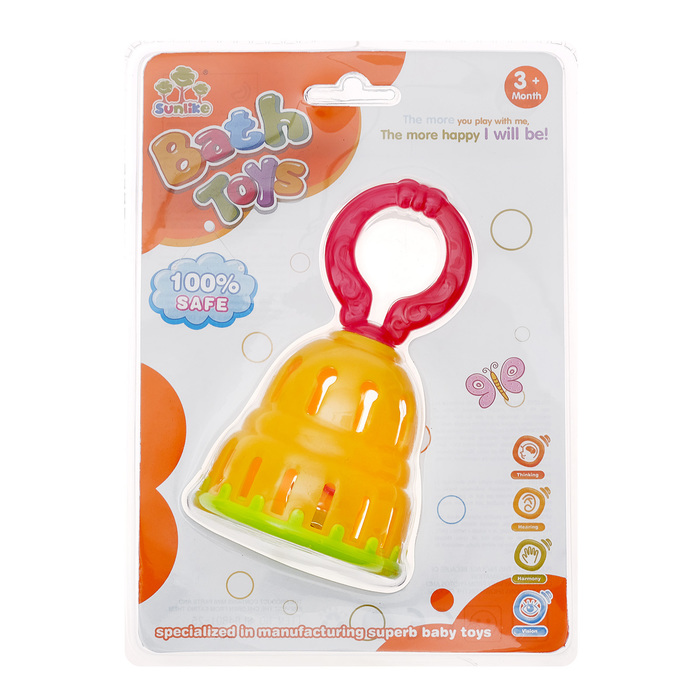 Погремушка «Колокольчик», цвета МИКС