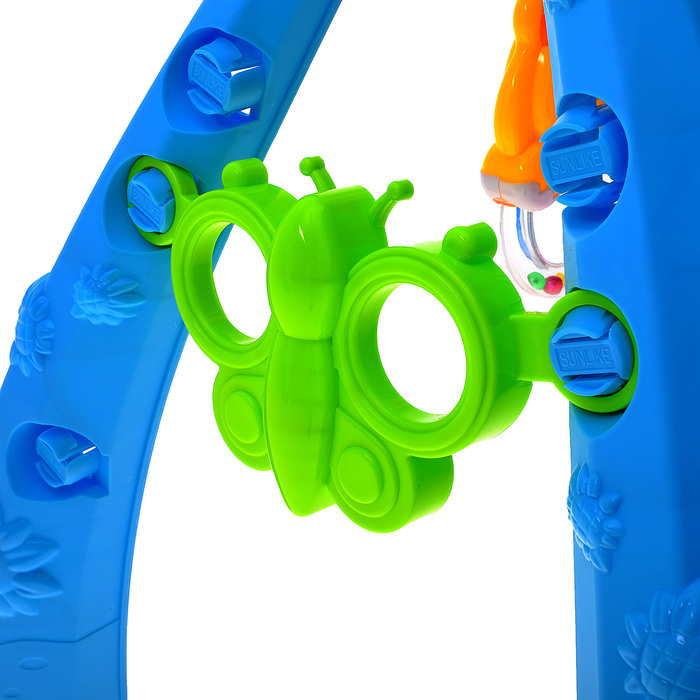 Игровой развивающий центр-турник с погремушками «Домик»