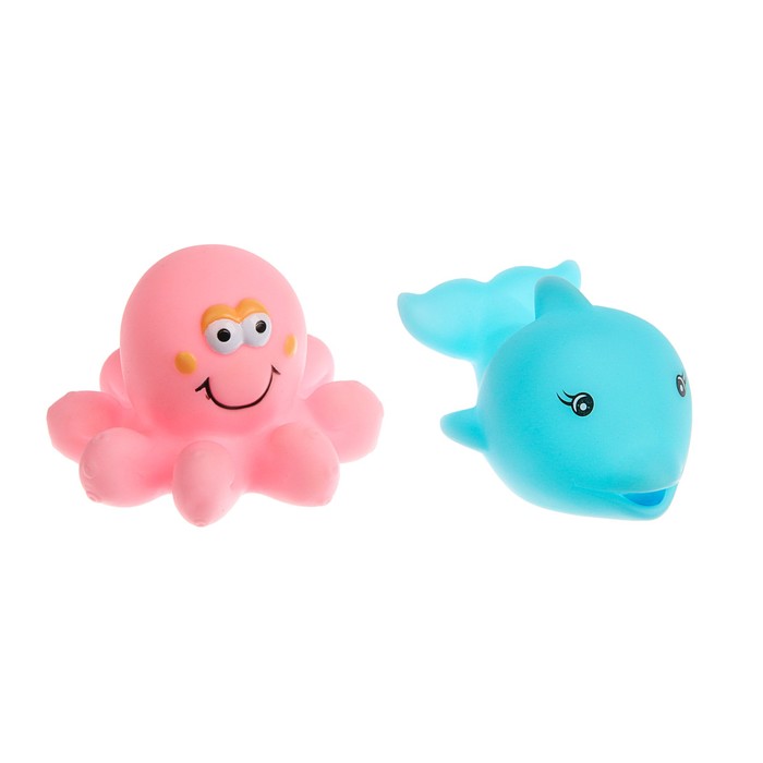 Набор игрушек для ванны «Морские жители», 6 шт.