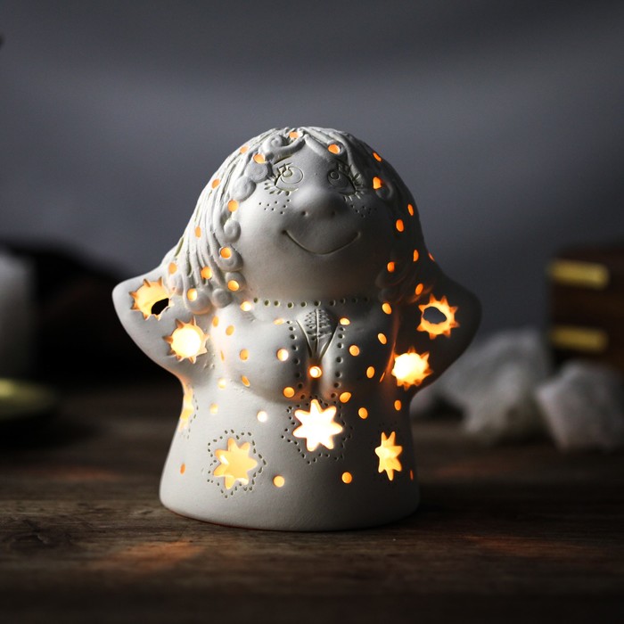 Подсвечник декоративный "Добродушная" 15 см