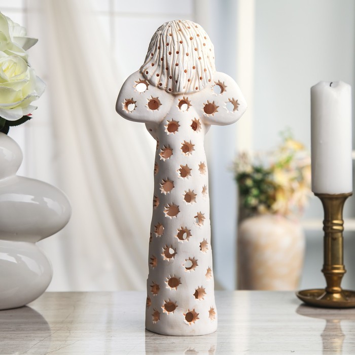 Подсвечник декоративный "Ангел-хранитель" 33 см