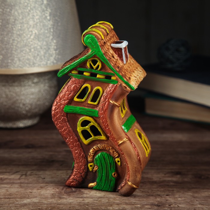 Подсвечник декоративный "Португальский домик", микс