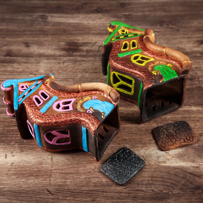 Подсвечник декоративный "Португальский домик", микс