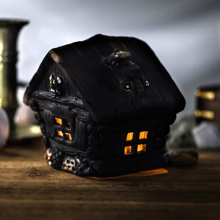 Подсвечник декоративный "Дом Бабы Яги"