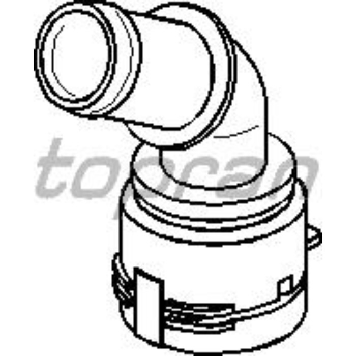 Патрубок радиатора HANS PRIES 111234755