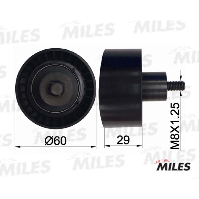 Ролик ремня ГРМ MILES AG02030