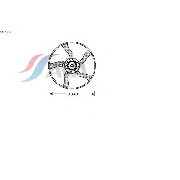Вентилятор охлаждения AVA CN7532