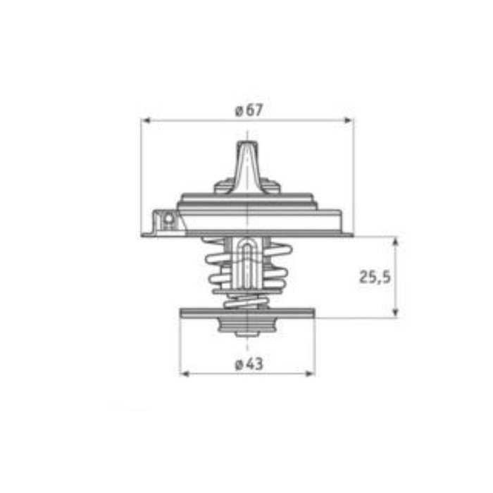 Термостат  MAHLE TX1887D