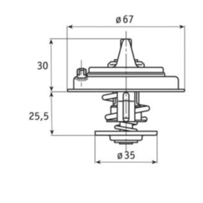 Термостат MAHLE TX3087D
