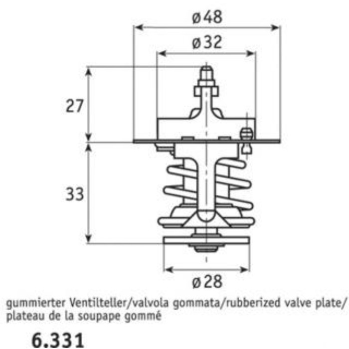 Термостат MAHLE TX6383
