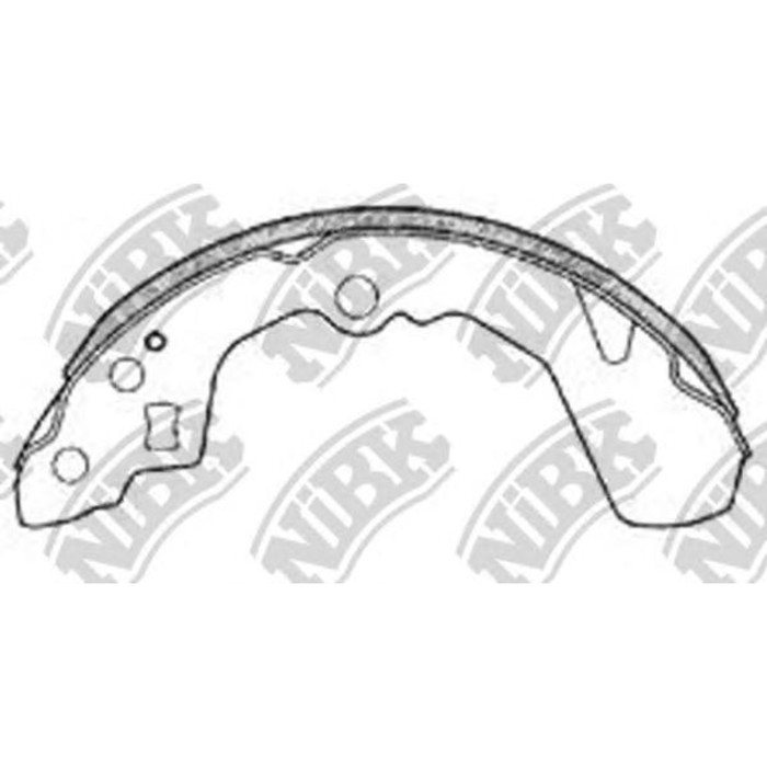 Колодки тормозные NIBK FN0032