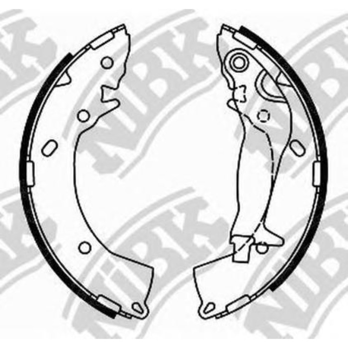Колодки тормозные NIBK FN0610