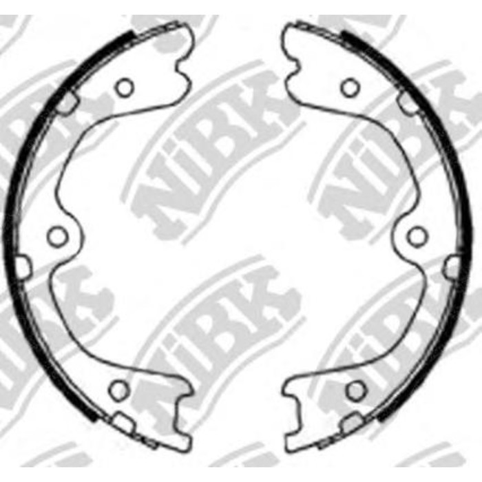 Колодки тормозные NIBK FN0623