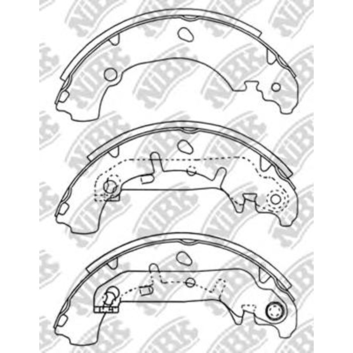 Колодки тормозные NIBK FN3421